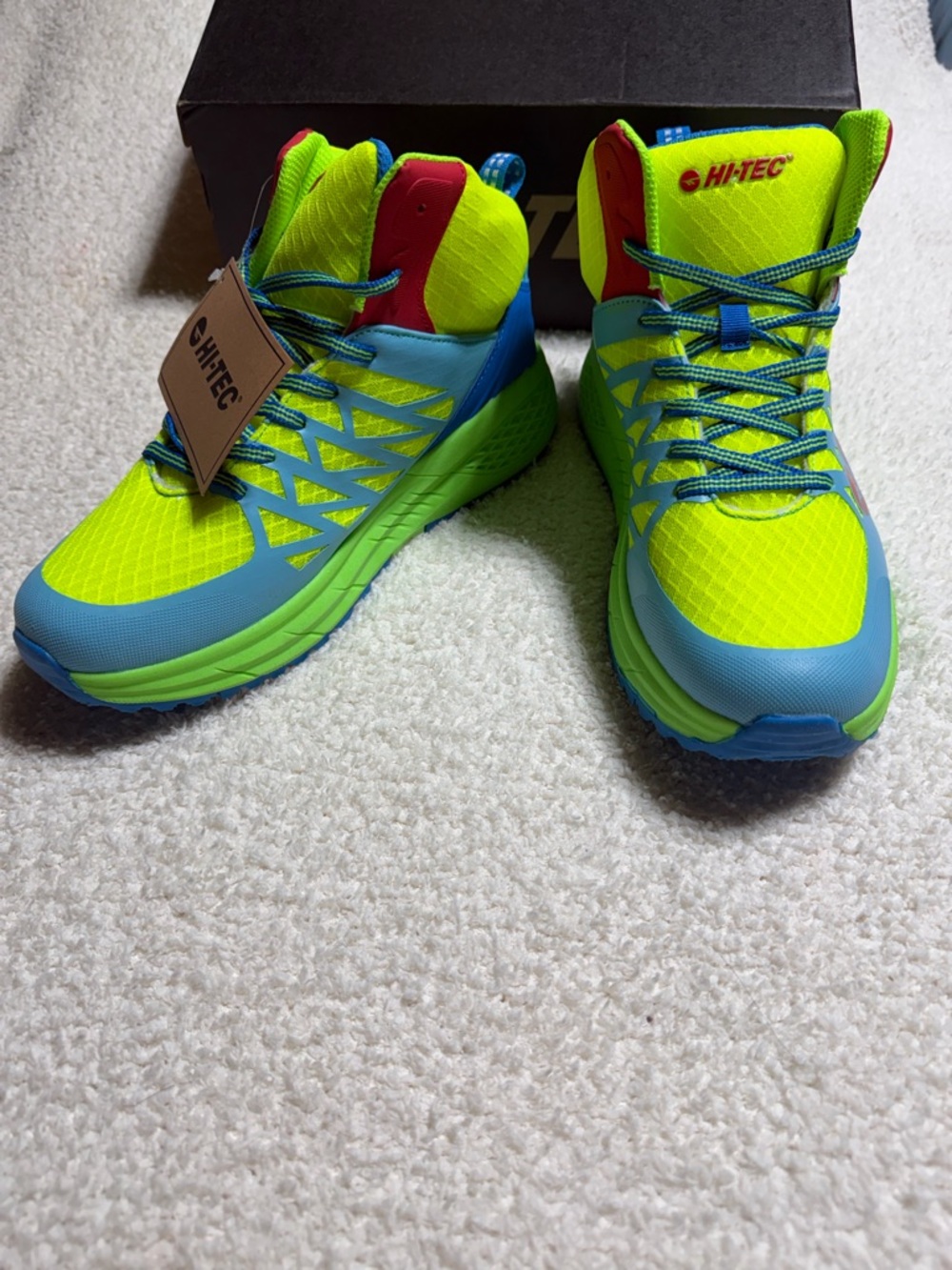 Hi-Tec Destructor Logo Mid Trail Boots Mens 8.5 NWT